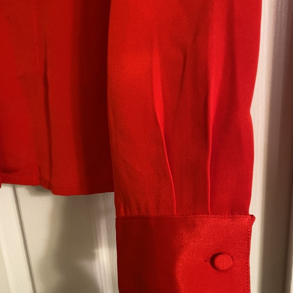 Vintage Starington Blouses by Charlotte Saks Fifth Avenue Collection Silk Top 16 - Picture 2 of 5